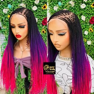 MICRO KNOTLESS BRAIDED WIGS ON 13*6 LACE CLOSURES